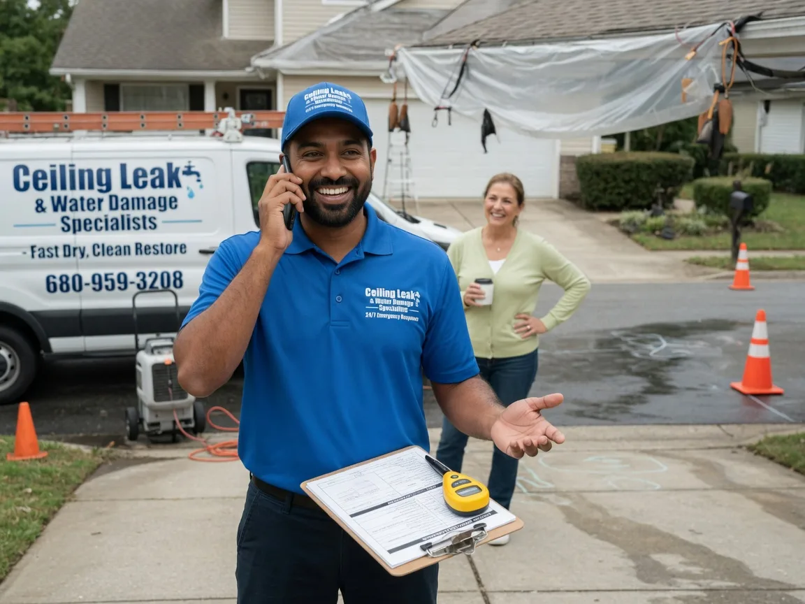 Ceiling Leak Cleanup Southern Pines, NC FAQs